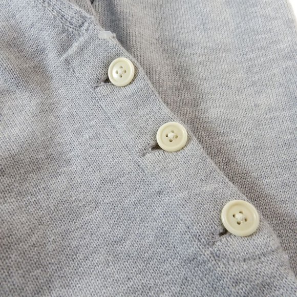 ALEX MILL Ollie Overalls Jumpsuit Size XS Cotton & Wool Knit Grey NEW $175 - Picture 9 of 10